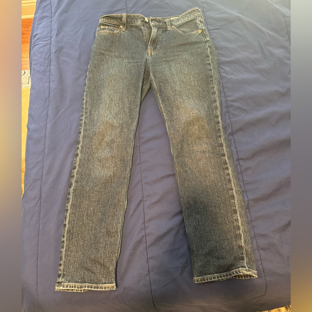 27 petite Gap High Rise 90s straight jeans